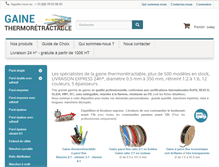Tablet Screenshot of gaines-thermoretractables.fr